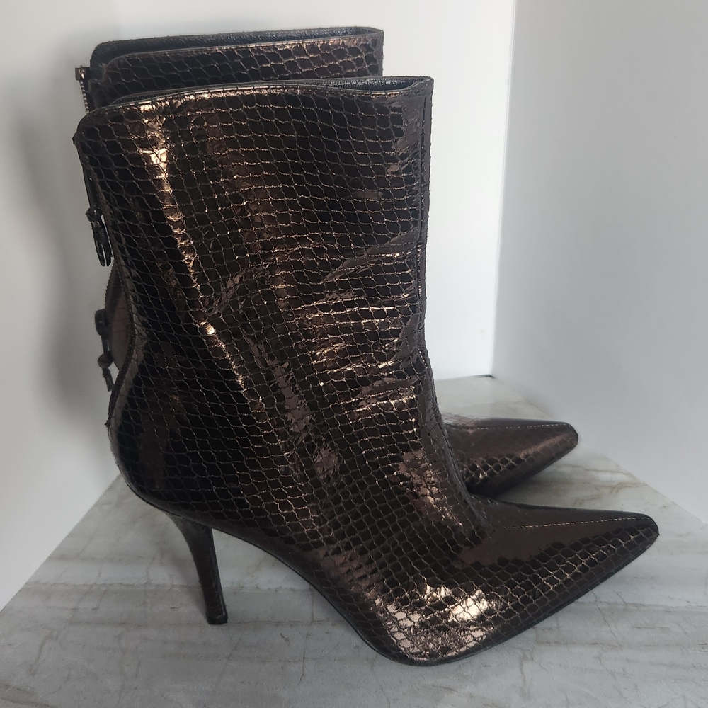 Stuart Weitzman Brown Heeled Boots